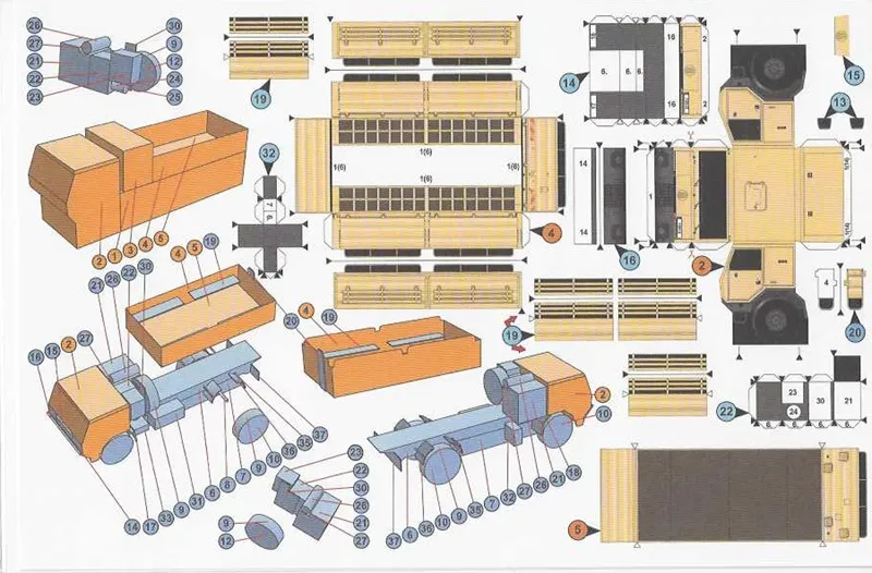 Papierový model - Tatra Force T815-7M3R2 4x4.1R